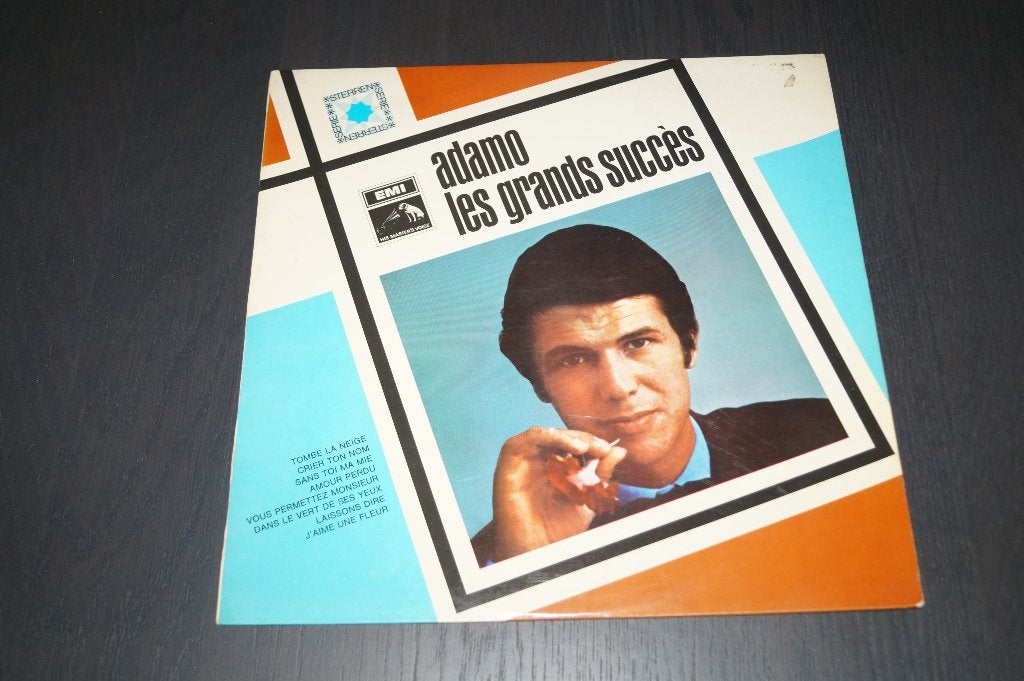 LP Adamo - Les Grandes Succes - 1822, Cd's en Dvd's, Vinyl | Pop, Ophalen, LP, Pop, Zo goed als nieuw