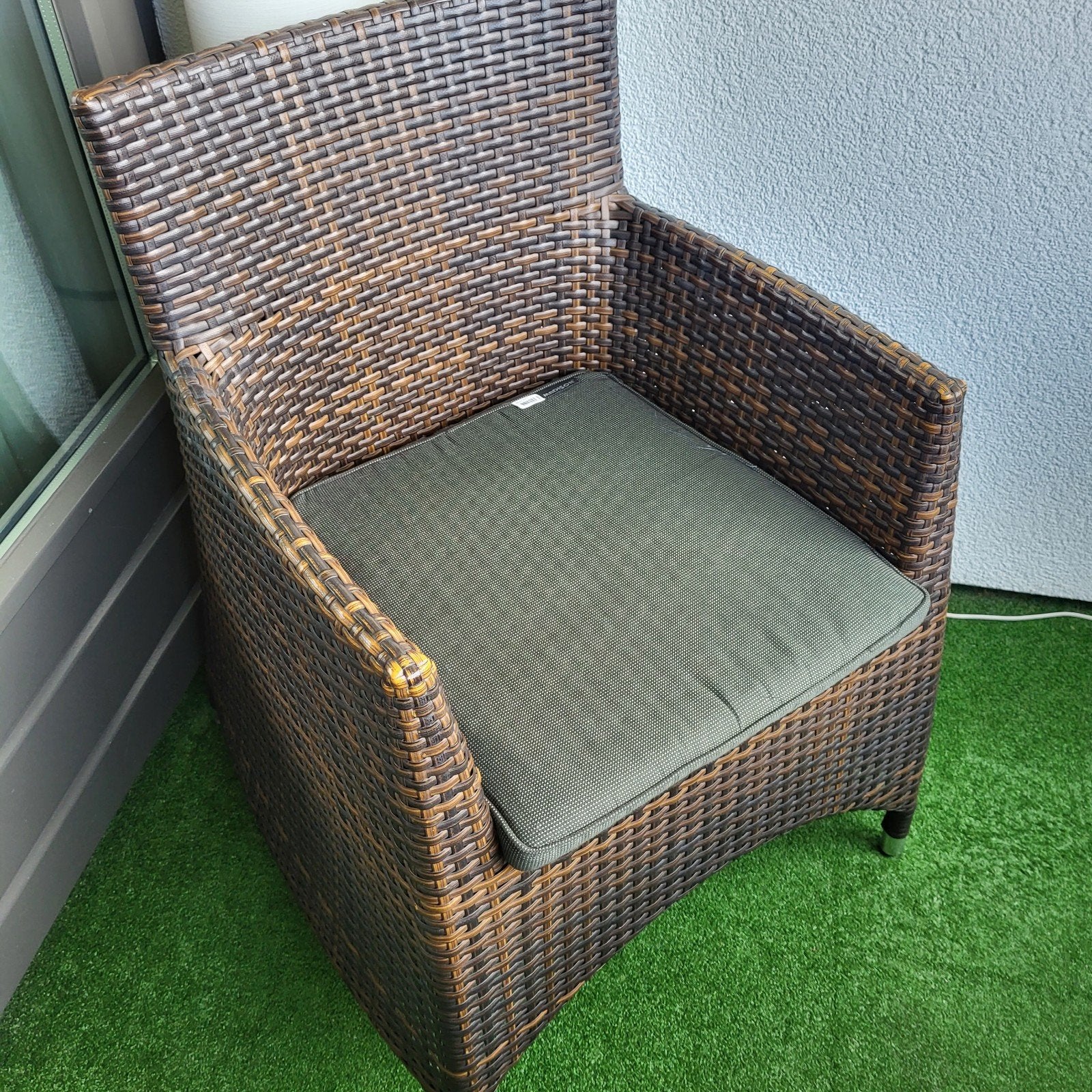 2 X kunstof tuinstoelen., Ophalen, Zo goed als nieuw, Kunststof