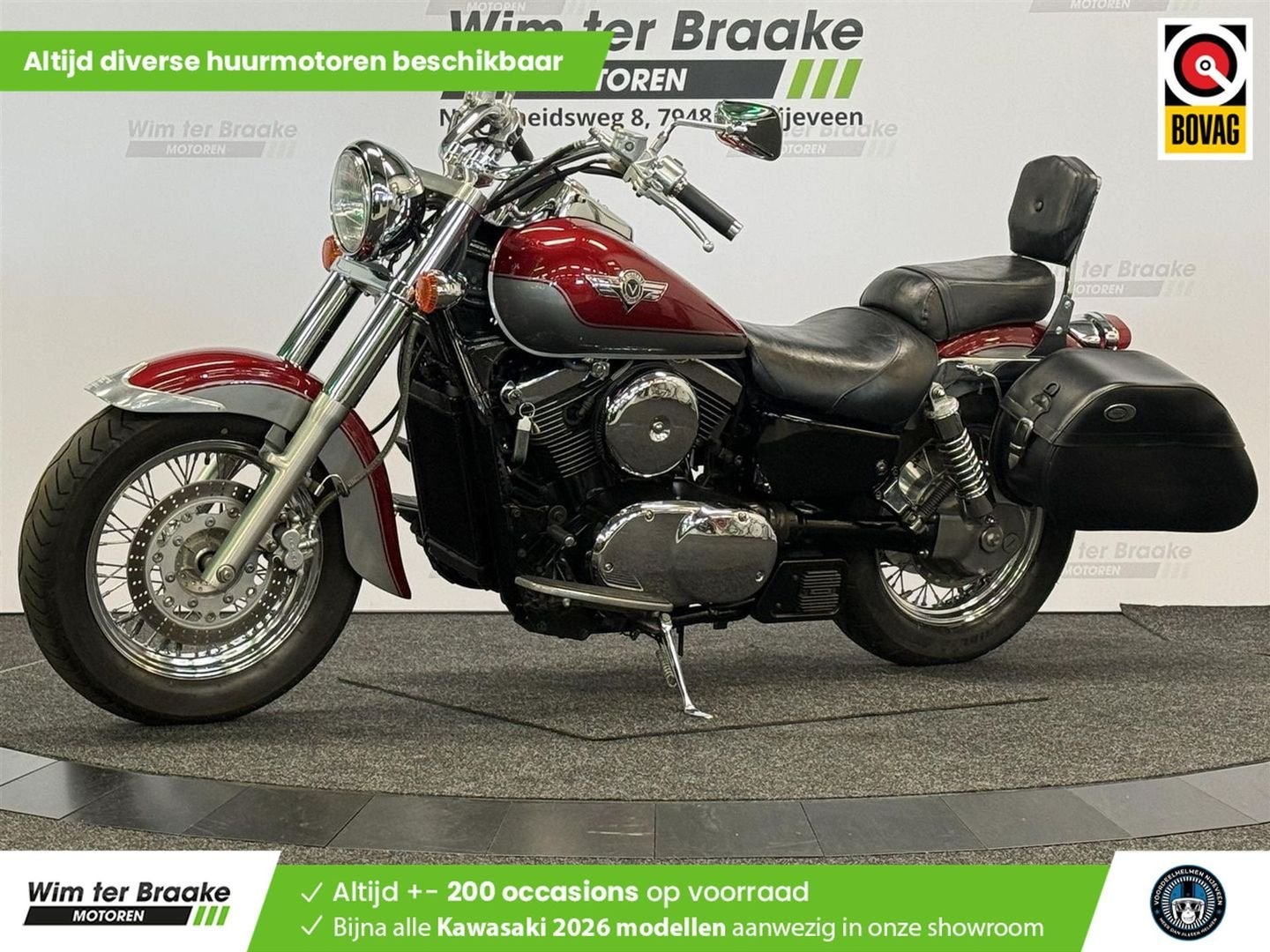 KAWASAKI VN 1500 Vulcan Classic (bj 1998) 34,021 km, 2 cilinders, Bedrijf, Onbekend, KAWASAKI