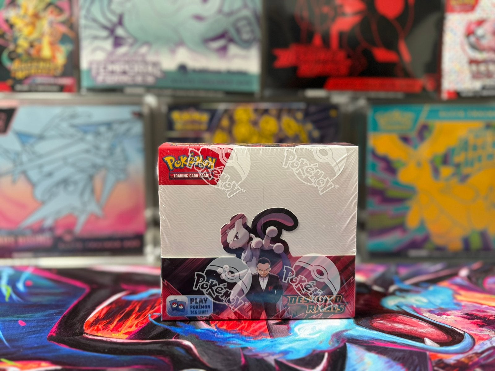 Destined Rivals Booster Box, Verzenden, Zo goed als nieuw, Sleeves of Kaarthoesjes