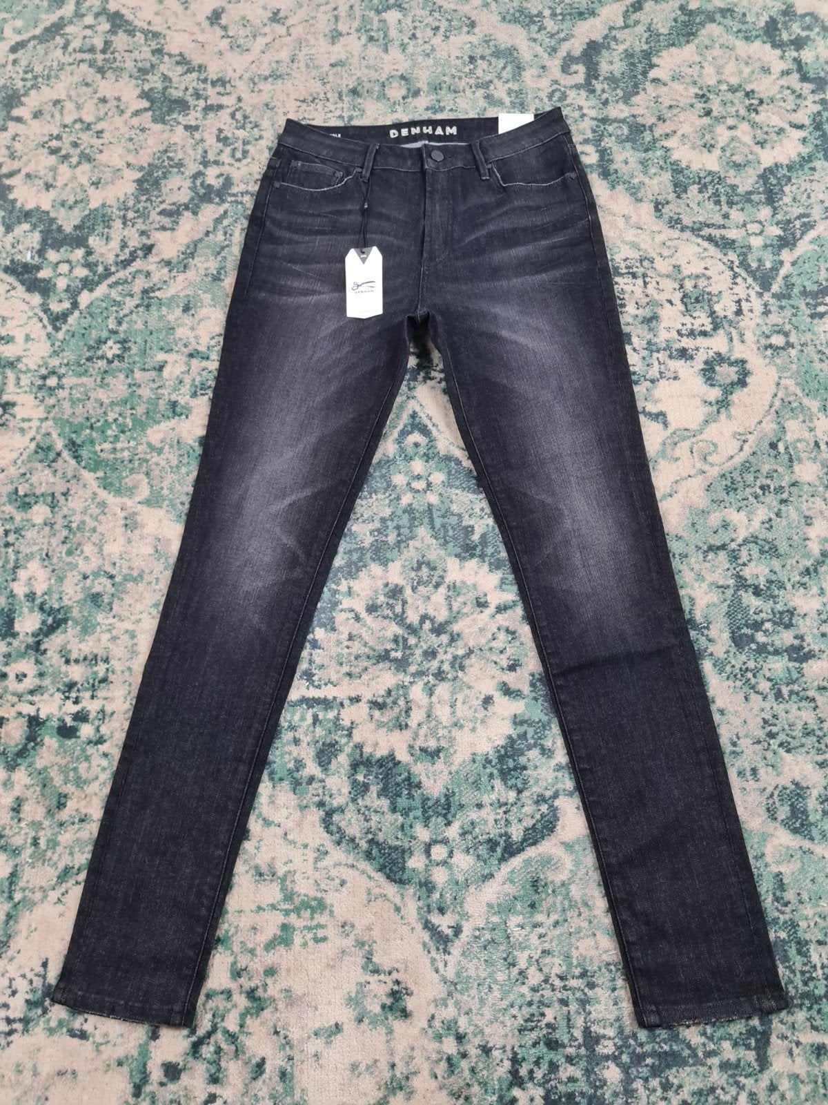 Denham Needle High Skinny Fit W27 L30 Zwart Nieuw Tulsi2730, Denham, Zwart, Nieuw, Ophalen of Verzenden