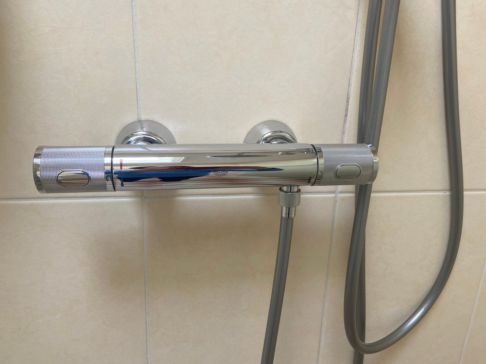 GROHE Precision Feel Thermostatische Douchemengkraan Chroom, Ophalen of Verzenden, Zo goed als nieuw, Chroom, Douche