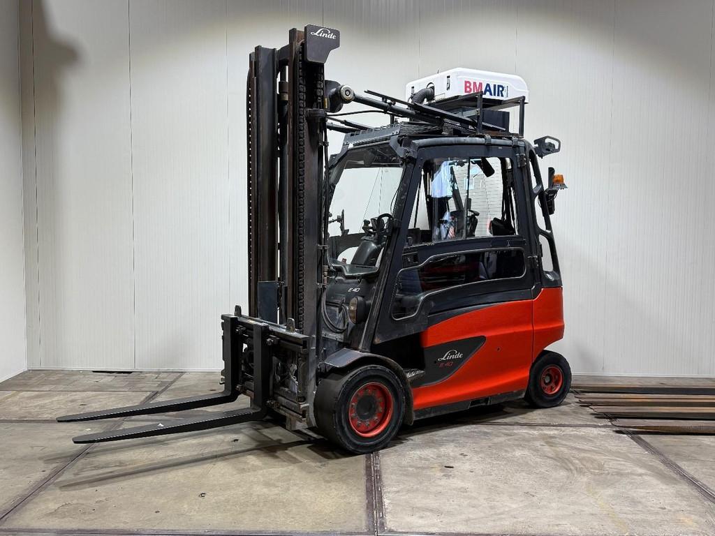 Linde E40-600 [[accu 77%]] Cabine Vorkversteller Sideshift A