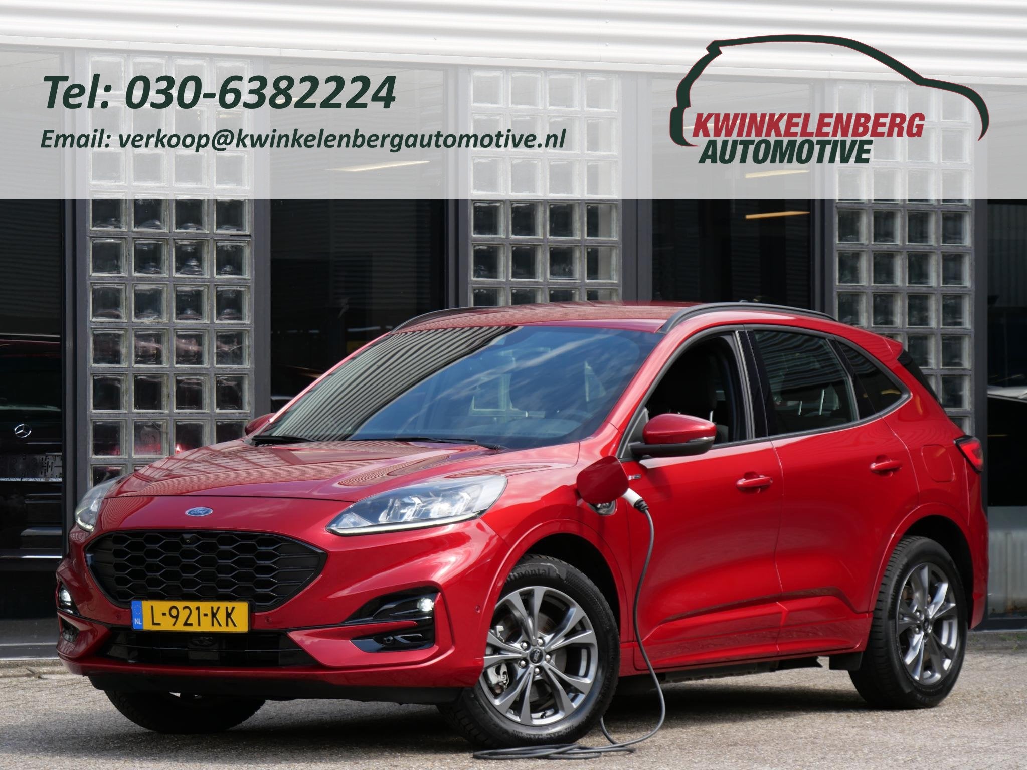 Ford Kuga PHEV ST-LINE/ DRIVER ASSIST PACK/ TREKHAAK/ NL-AUT, Gebruikt, Euro 6, 4 cilinders, Hybride Elektrisch/Benzine