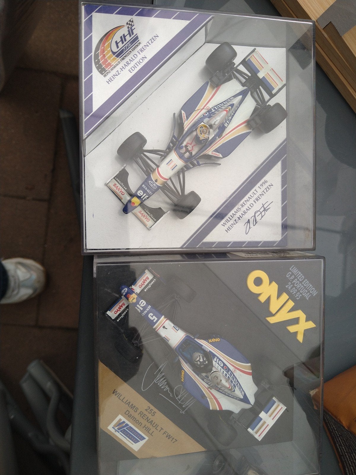 Williams Renault F1 modelauto's - Damon Hill & Heinz- F, Ophalen of Verzenden, Zo goed als nieuw, Overige typen