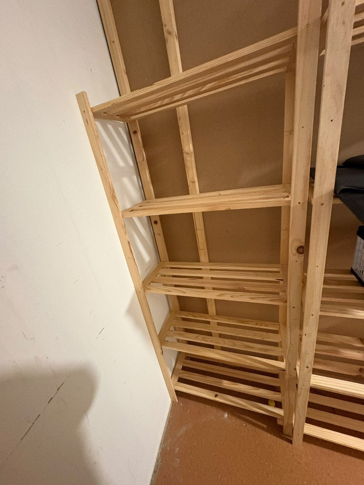 Houten opbergrek - Ideaal voor berging of garage, Huis en Inrichting, Ophalen
