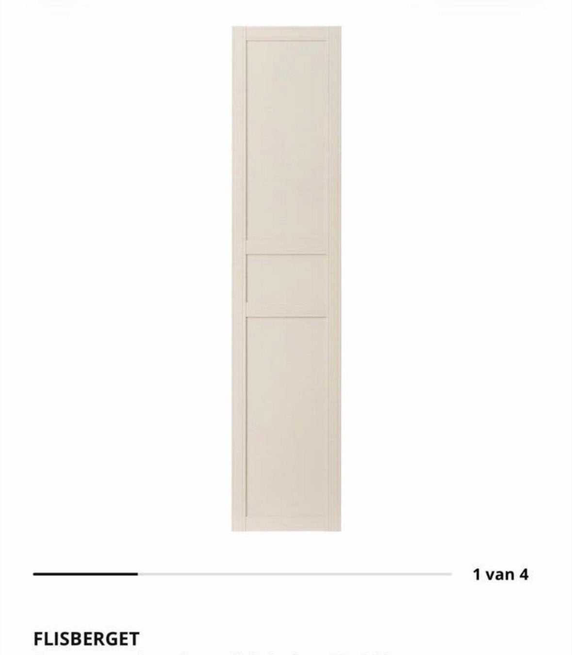 GEZOCHT: Pax flisberget licht beige 50x229, Huis en Inrichting, Ophalen of Verzenden, Zo goed als nieuw, 50 tot 100 cm, 200 cm of meer