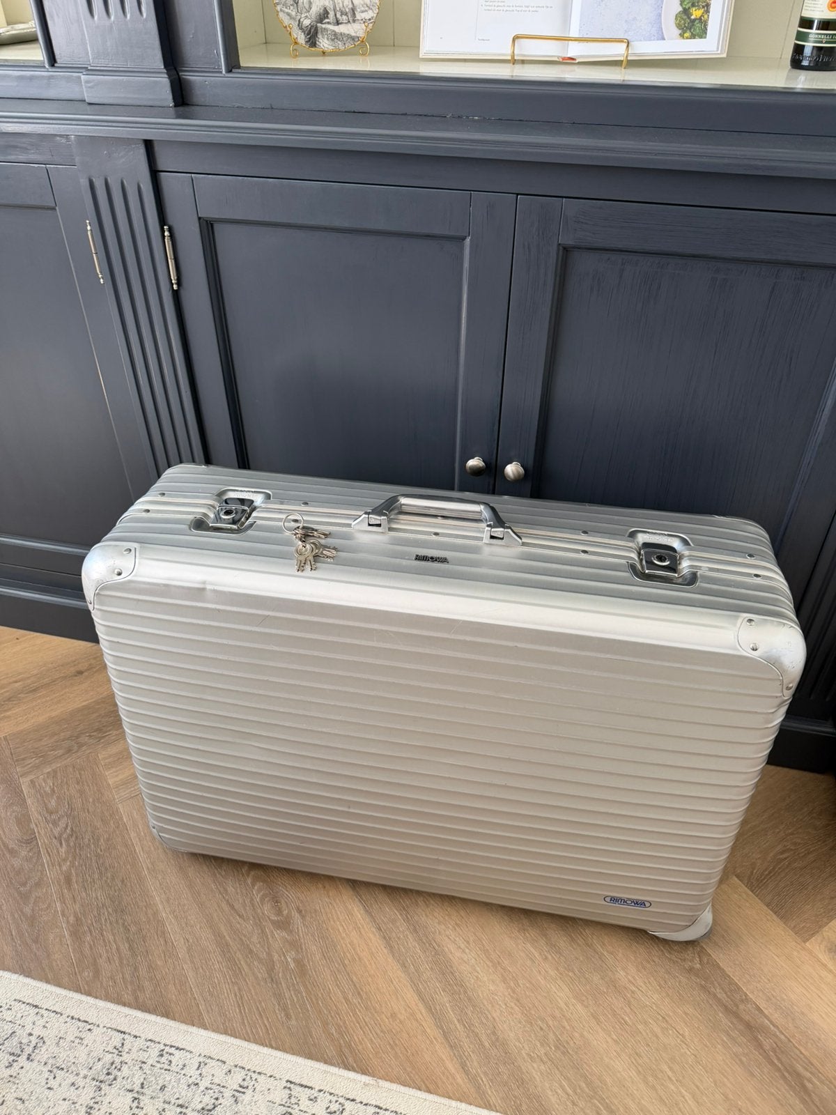 Zeldzame Vintage RIMOWA Aluminium Koffer – Incl. Sleutels, Ophalen of Verzenden, Gebruikt, Metaal