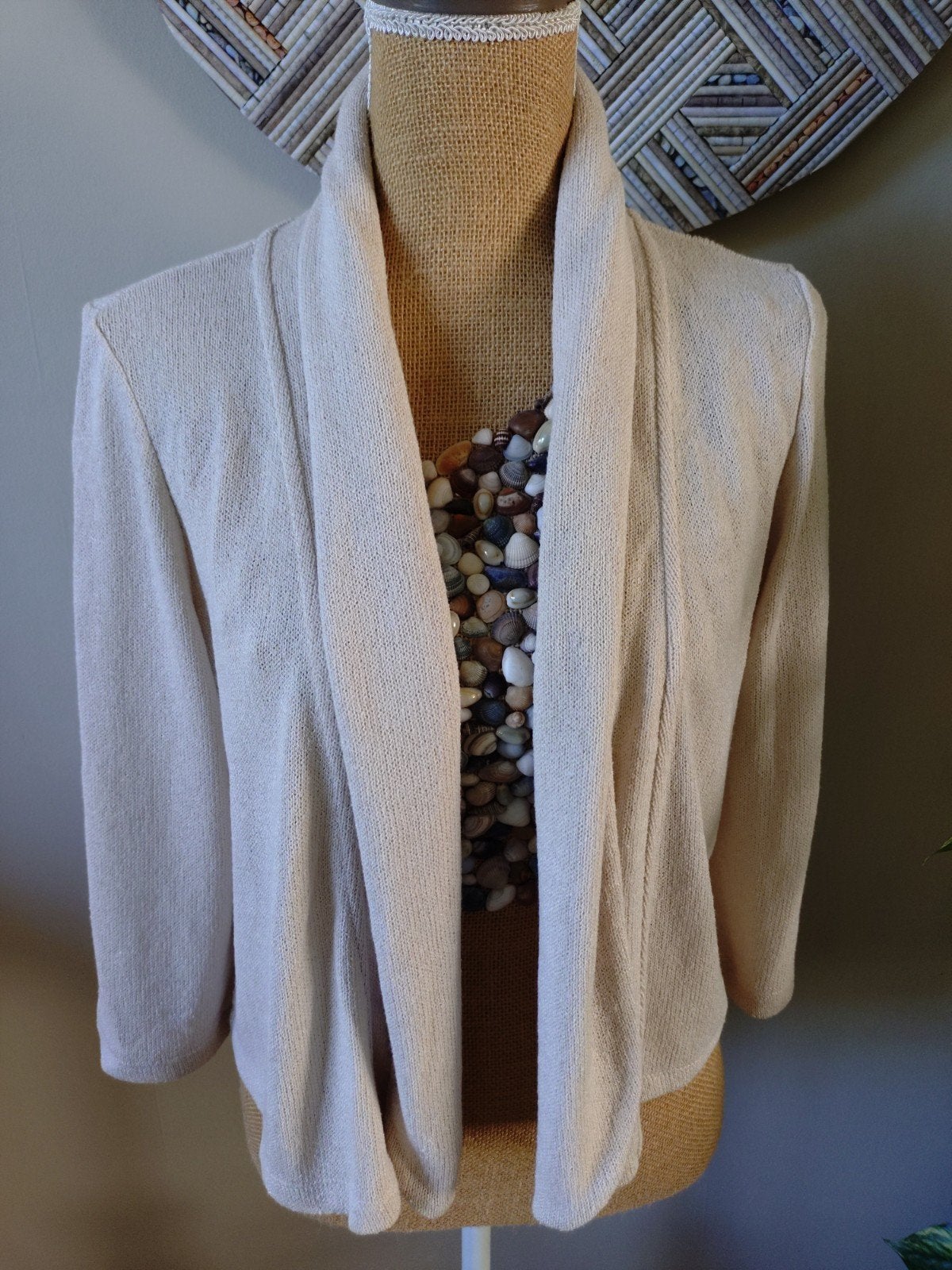 Te koop nieuw beige Opus Sandrine Breeze kort vestje mt 38, Maat 38/40 (M), Beige, Nieuw, Ophalen of Verzenden