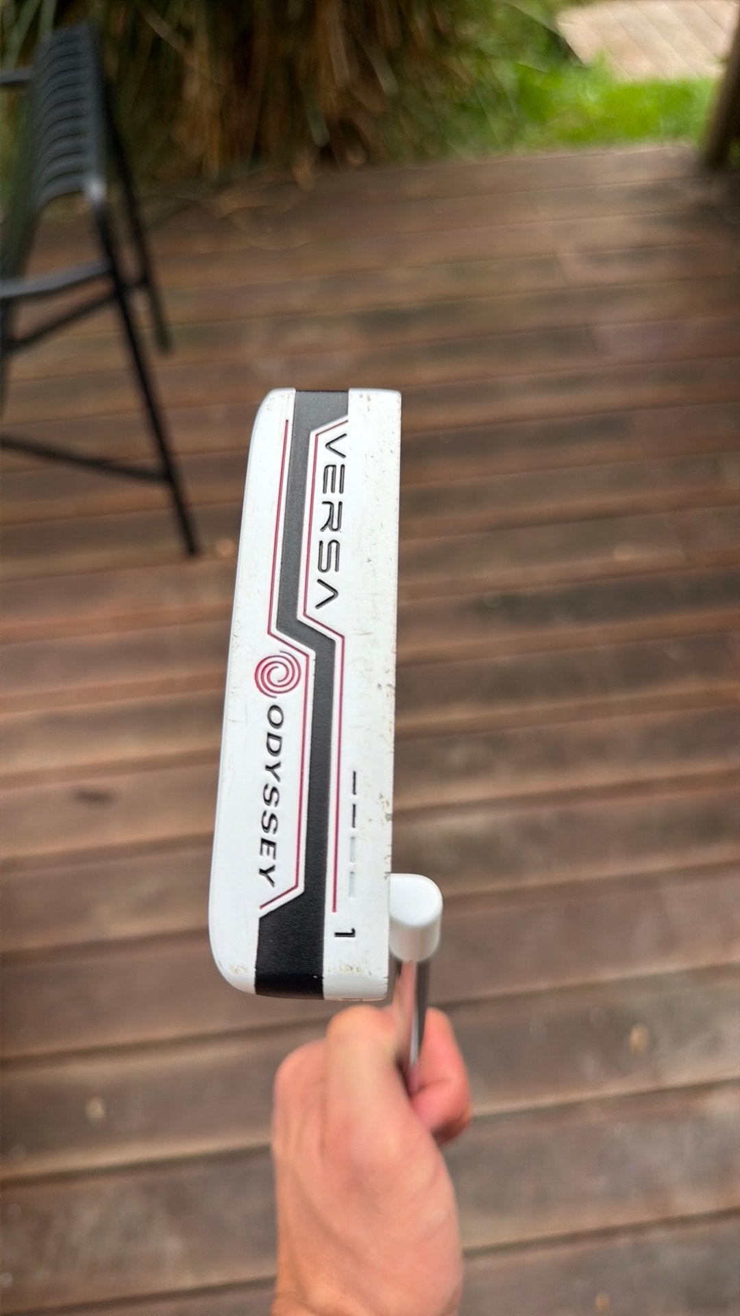 Odyssey versa 1 putter 34 inch, Ophalen, Gebruikt, Club