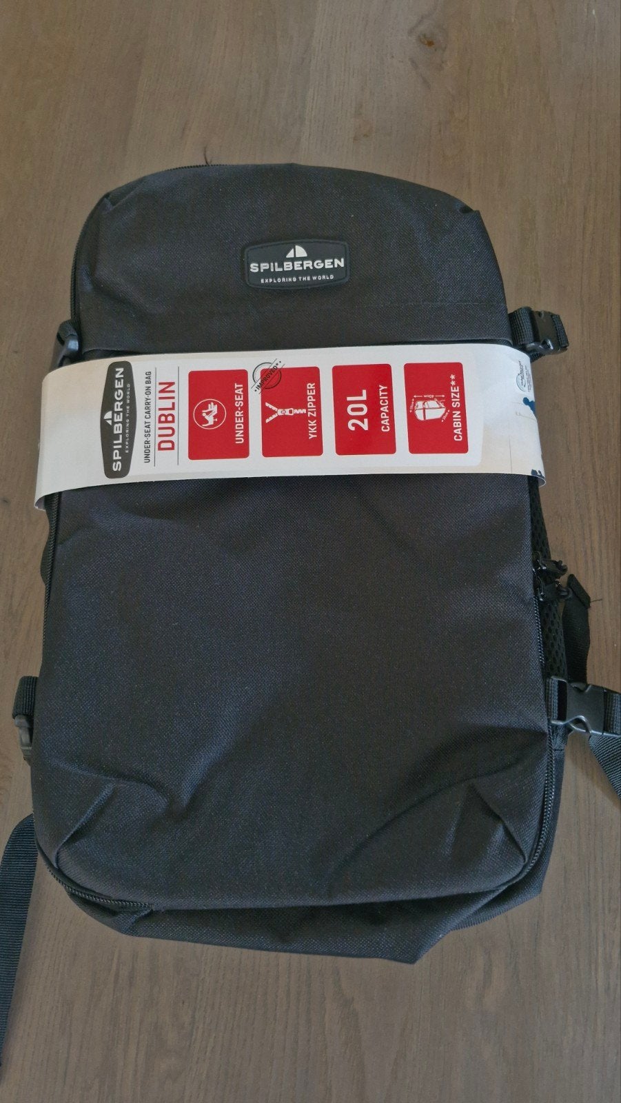 Underseat rugzak Spilbergen nieuw zwart, Overige merken, 25 tot 40 cm, Nieuw, Ophalen of Verzenden