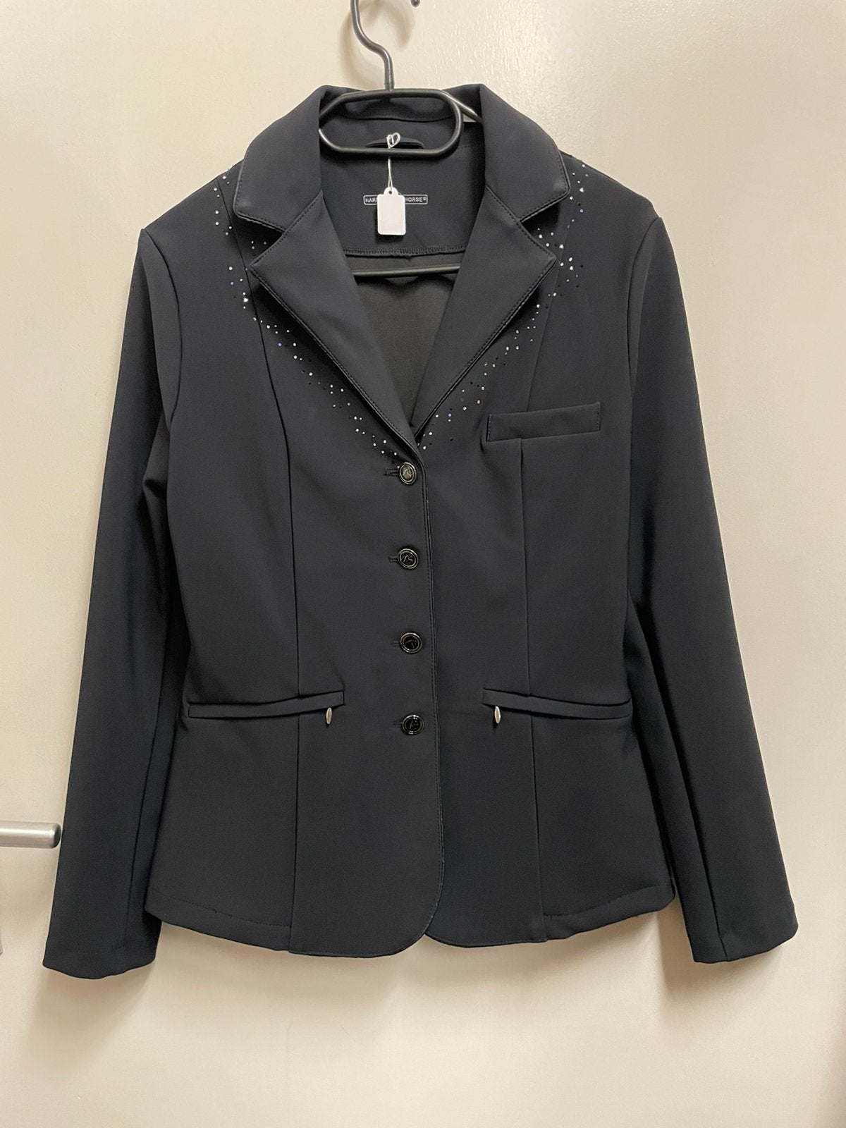 Harry’s horse wedstrijdjas M navy glitters nieuw, Ophalen of Verzenden, Nieuw, Dressuur