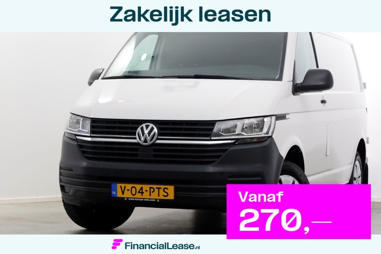 Volkswagen Transporter T6.1 2.0 TDI 150pk L1H1 Airco/CarPlay, Voorwielaandrijving, Dealer onderhouden, Gebruikt, Euro 6