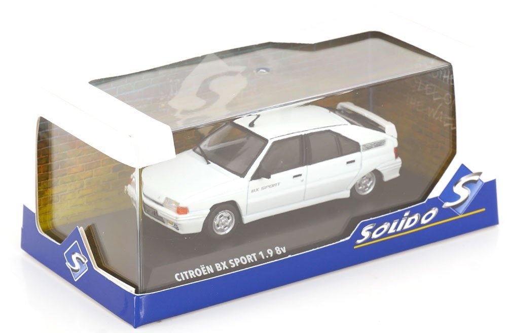 Solido 1:43 Citroen BX Sport 1985, wit, Hobby en Vrije tijd, Modelauto's | 1:43, Solido, -, Nieuw, Ophalen of Verzenden