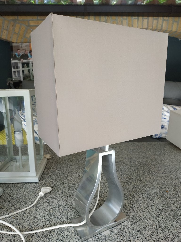 tafellamp Ikea, Meerkleurig, 44 cm, Met kap, Ophalen of Verzenden
