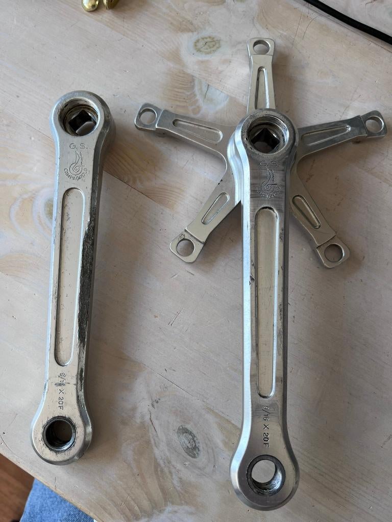 Campagnolo Gran Sport crankset (zacht prijsje), Gebruikt, Campagnolo, Schoenen, Overige maten