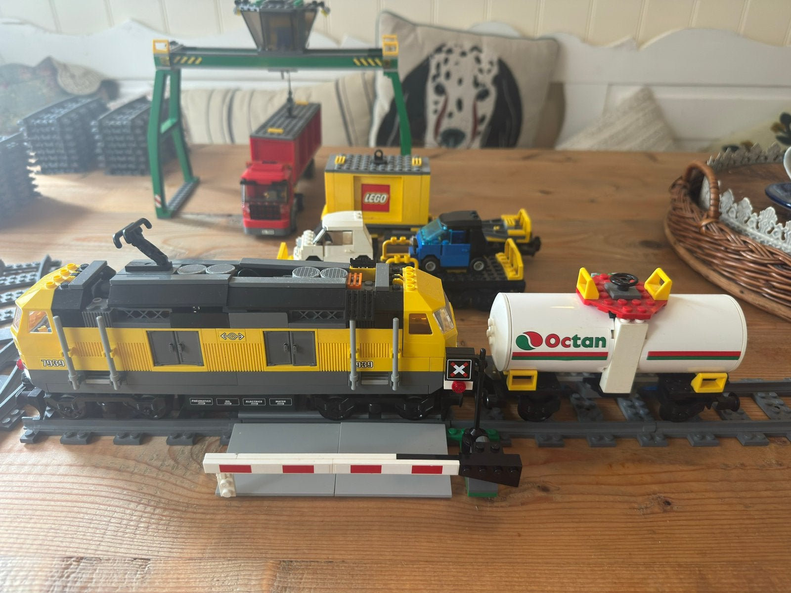 Lego trein incl. Extra spoor + extra sets, Lego, Ophalen of Verzenden, Meerdere sets, Complete set