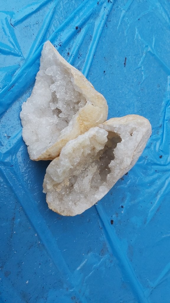 Ge12 Hele Kwarts geode Marokko verzameling collectie, Ophalen of Verzenden, Mineraal
