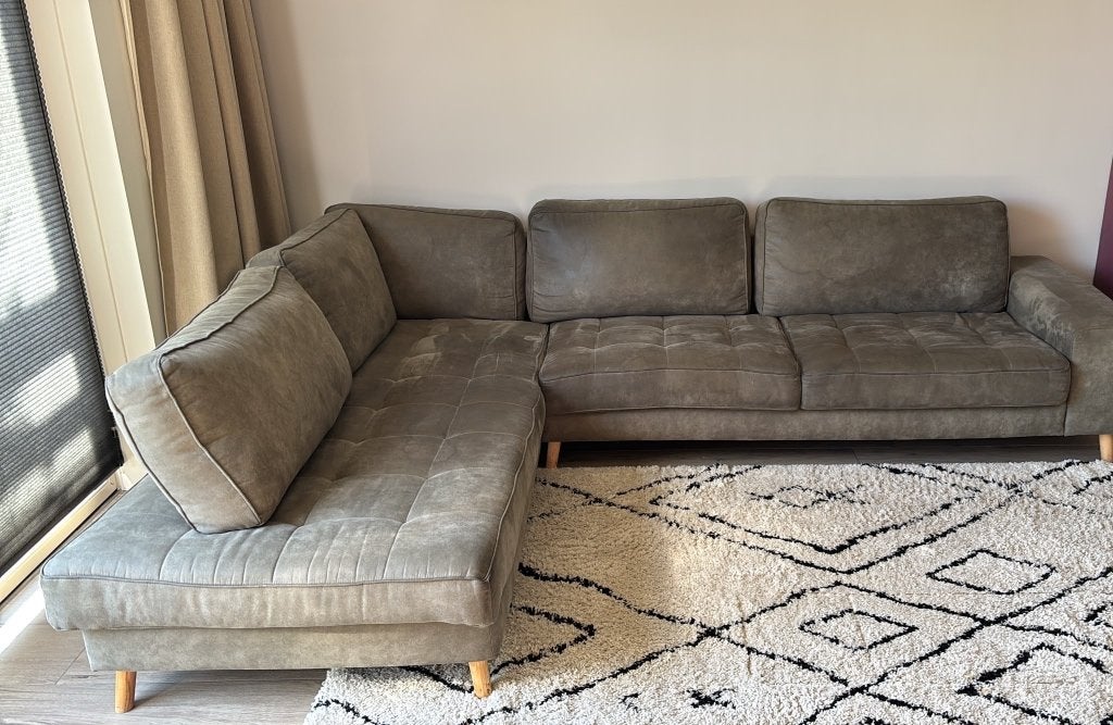 Hoekbank, Ophalen, 250 tot 300 cm, Gebruikt, Hoekbank