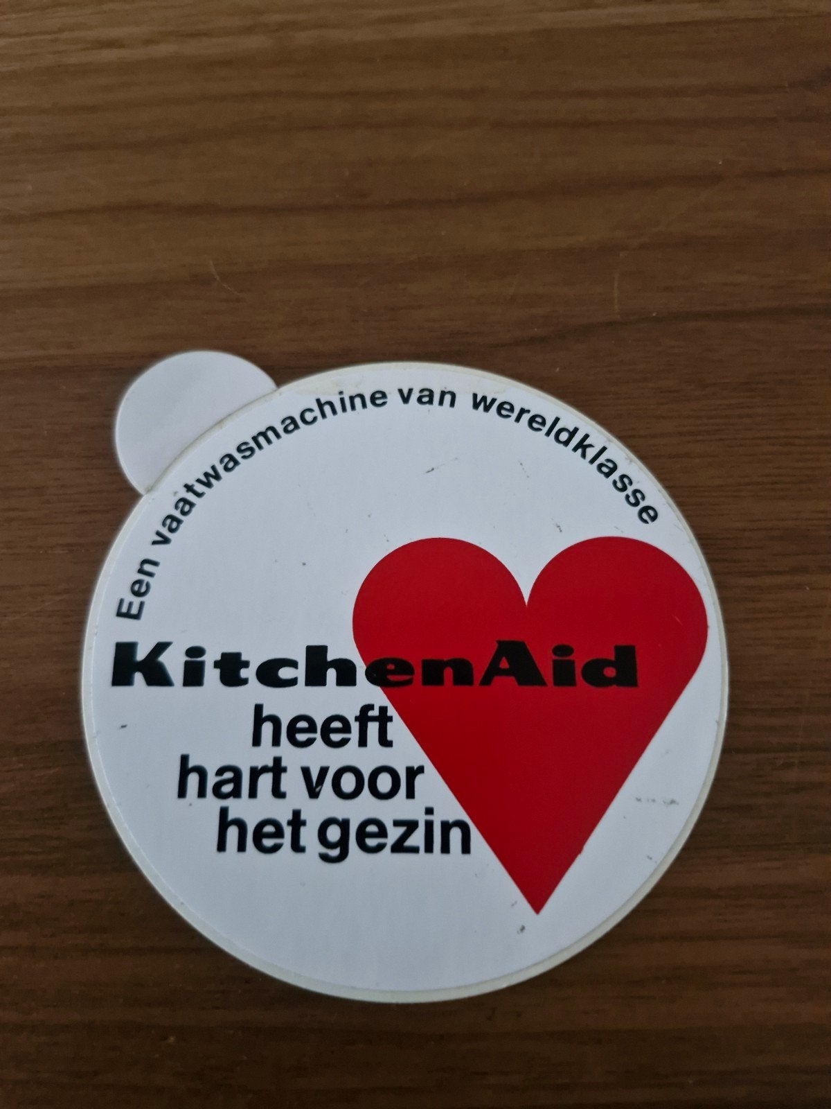 11880 KitchenAid Sticker - 'Hart voor het gezin', Ophalen of Verzenden