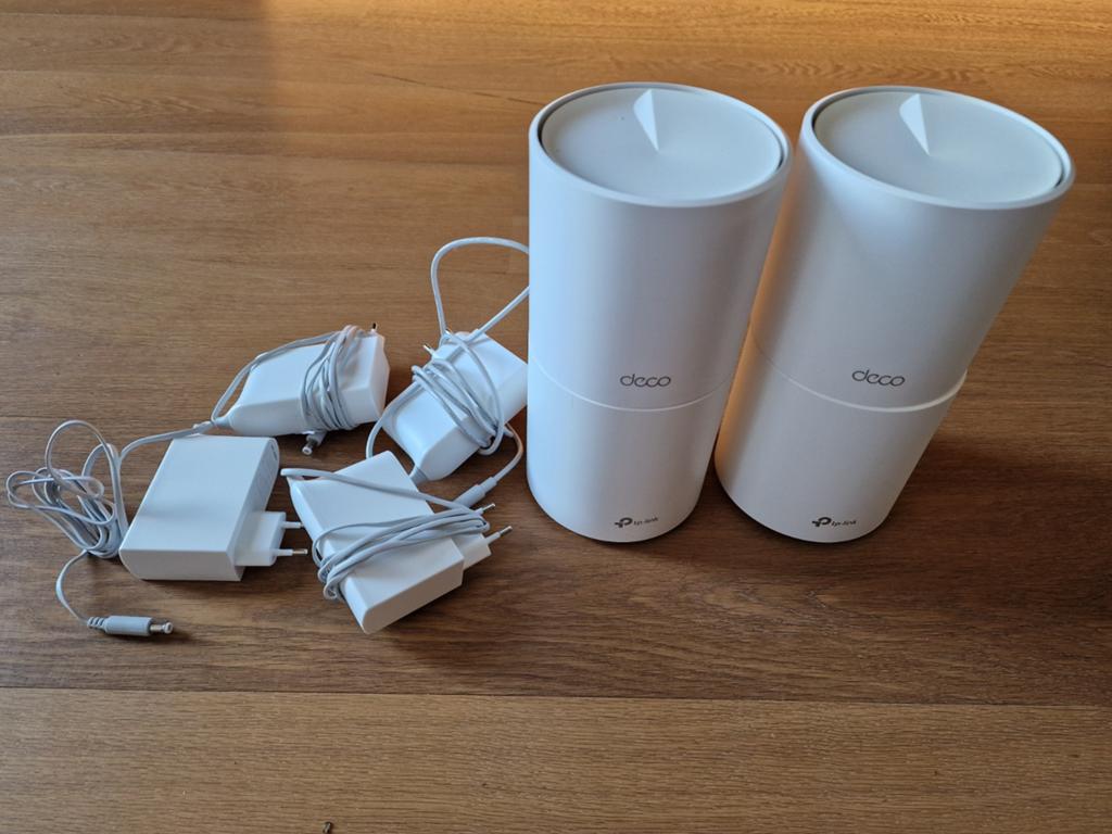 TP-Link Deco X60 set van 4! Plus extras (120 euro ophalen), Computers en Software, Routers en Modems, Gebruikt, Router, Ophalen of Verzenden