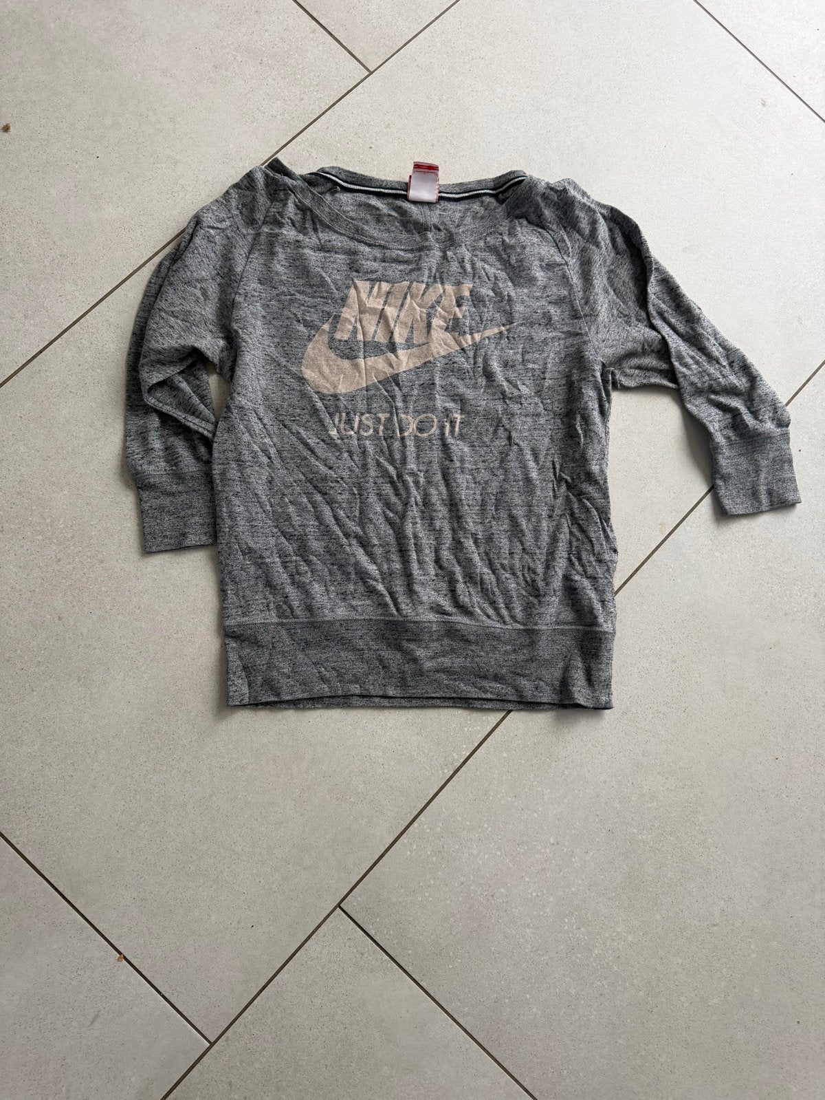 Nike Just Do It sweater maat S, Ophalen of Verzenden, Lange mouw, Maat 36 (S), Grijs