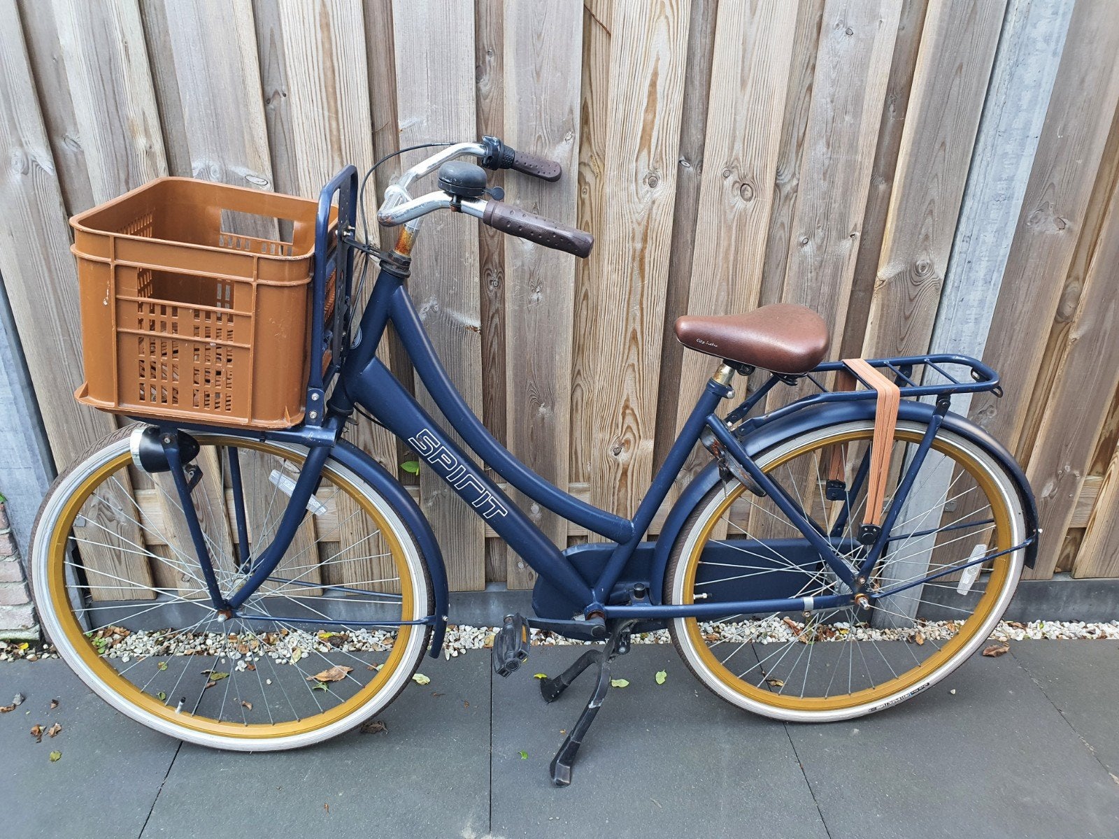 Spirit Damesfiets 28 inch 3 versnellingen, Ophalen, Terugtraprem, Gebruikt, 56 cm of meer