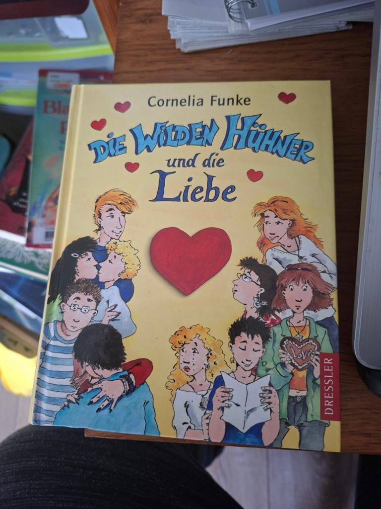 Die Wilden Hühner und die Liebe - Cornelia Funke (Duitstalig, Cornelia Funke, Ophalen of Verzenden, Zo goed als nieuw, Fictie