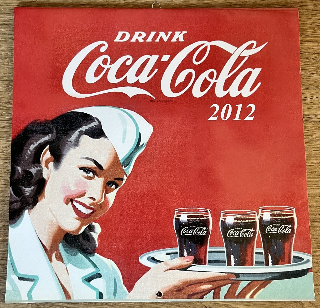 Coca-Cola 2012 kalender, Ophalen of Verzenden, Zo goed als nieuw, Gebruiksvoorwerp
