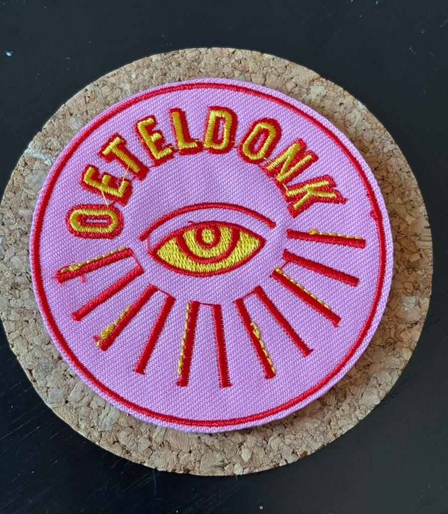Oeteldonk embleem 19, Verzenden, Zo goed als nieuw