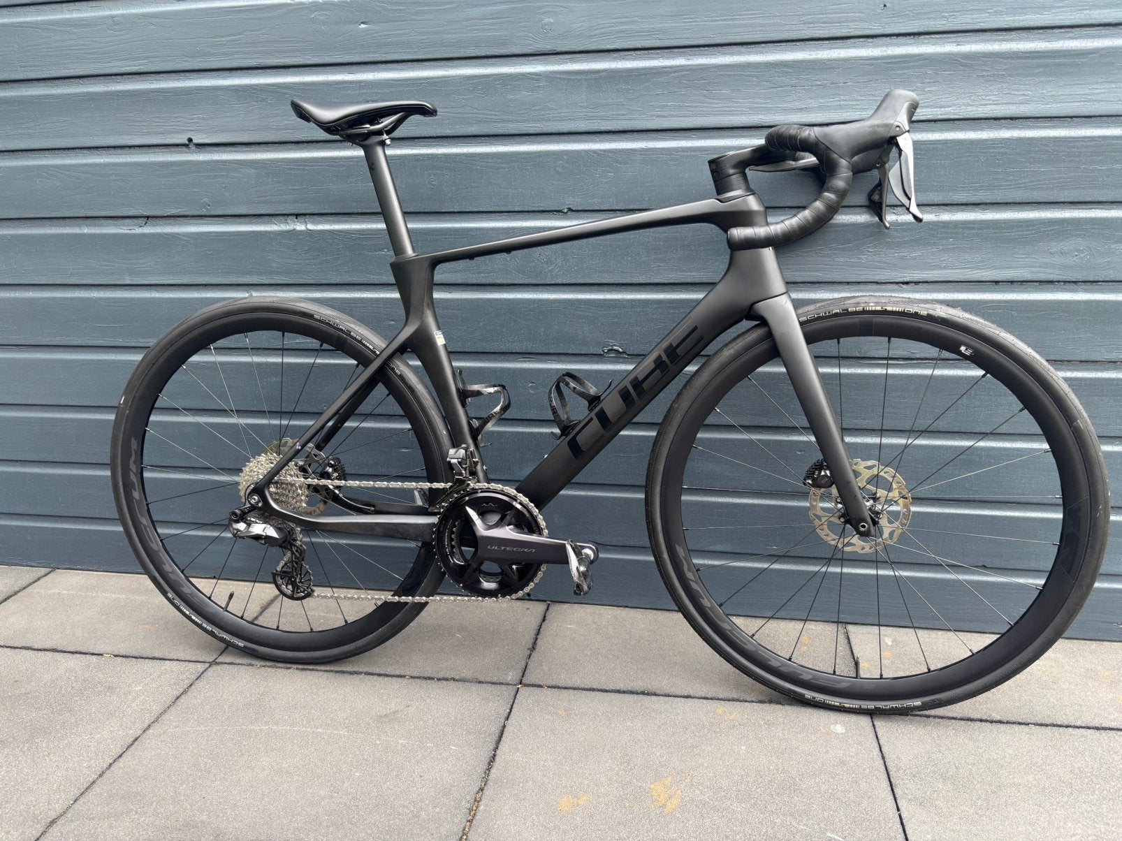 Cube Agree Race, ultegra DI2, zwart, maat 56, Carbon, Zo goed als nieuw, Meer dan 20 versnellingen, 53 tot 57 cm