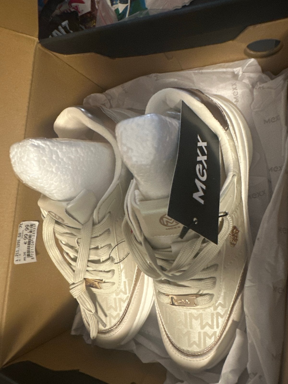 Nieuwe Mexx dames sneakers, Ophalen, Nieuw, Beige, Sneakers of Gympen