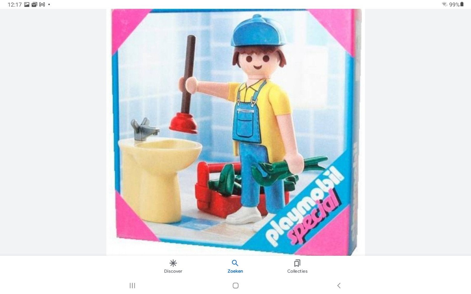 Playmobil Special Loodgieter met gereedschap en wasbak, Ophalen of Verzenden, Zo goed als nieuw, Jongen of Meisje