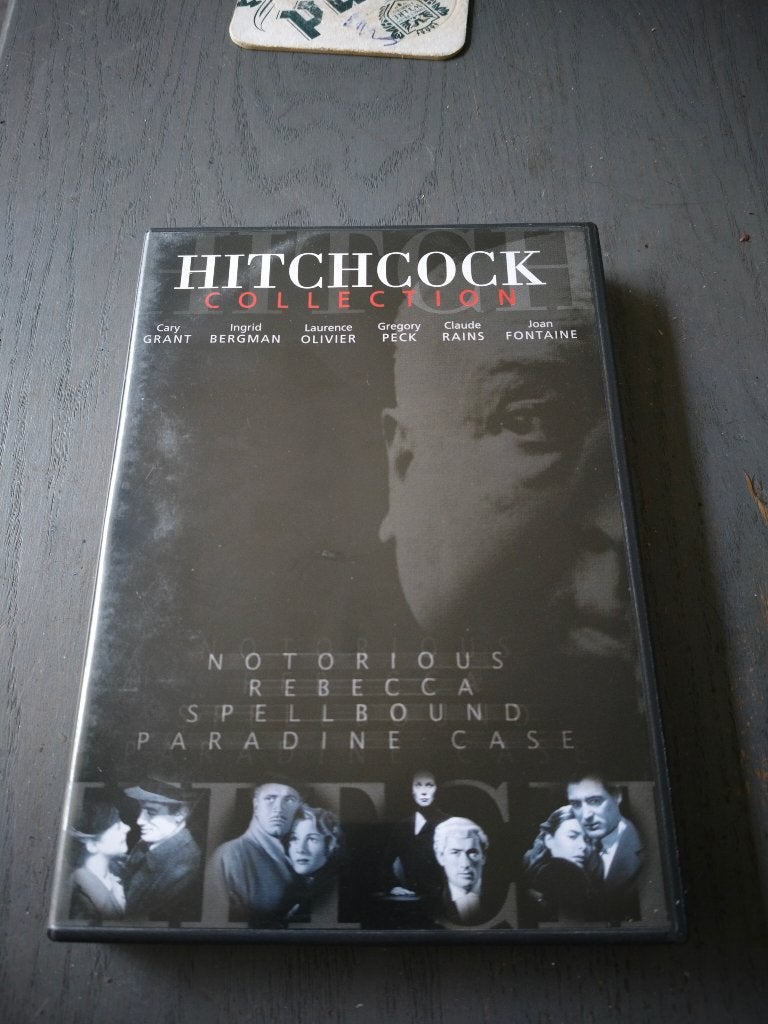 Hitchcock DVD box met 4 klassiekers, Alle leeftijden, Drama, Ophalen of Verzenden, Zo goed als nieuw