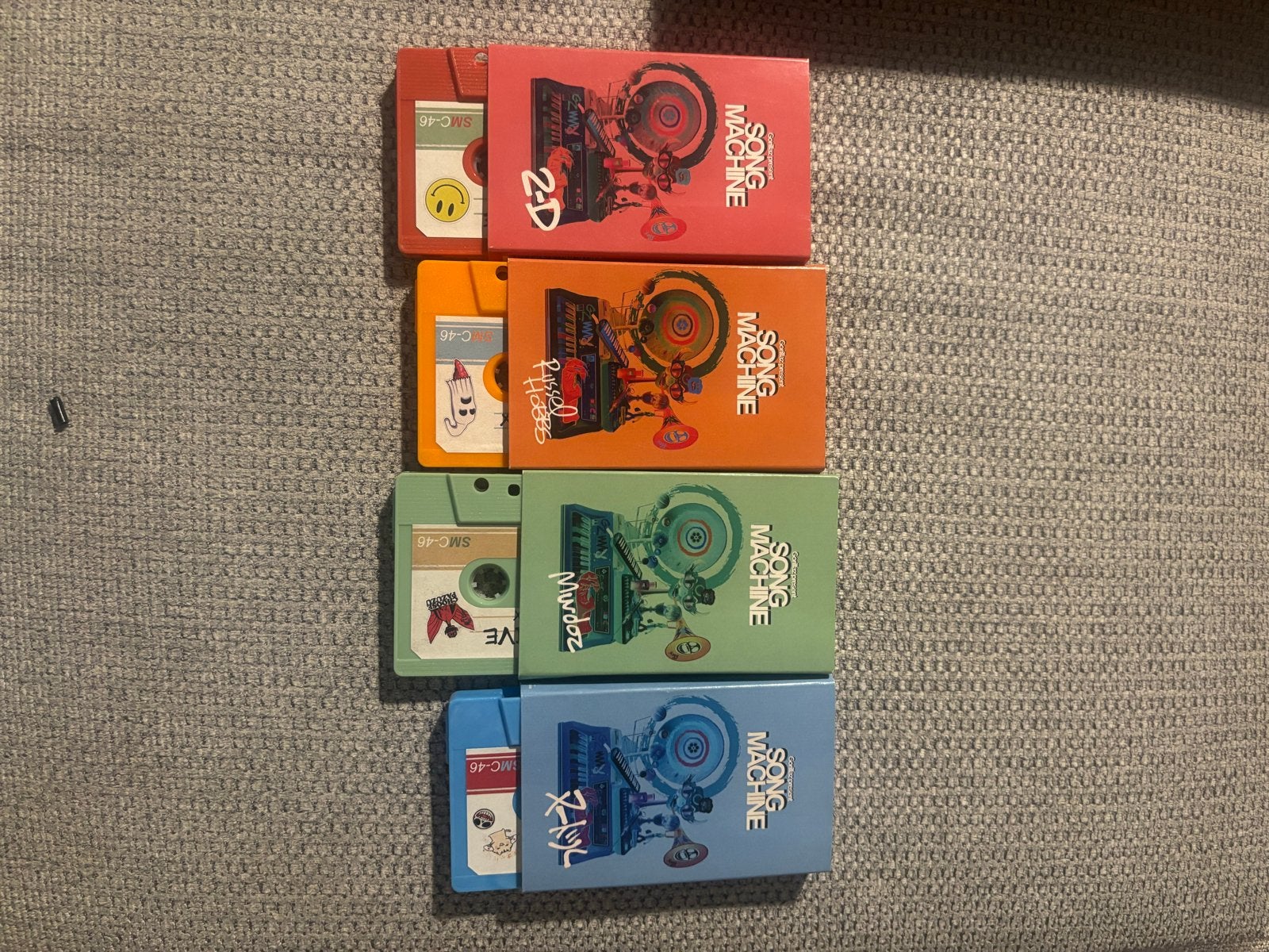 Gorillaz Song Machine Cassette Collectie (4 stuks), Cd's en Dvd's, 2 t/m 25 bandjes, Ophalen of Verzenden, Zo goed als nieuw, Origineel