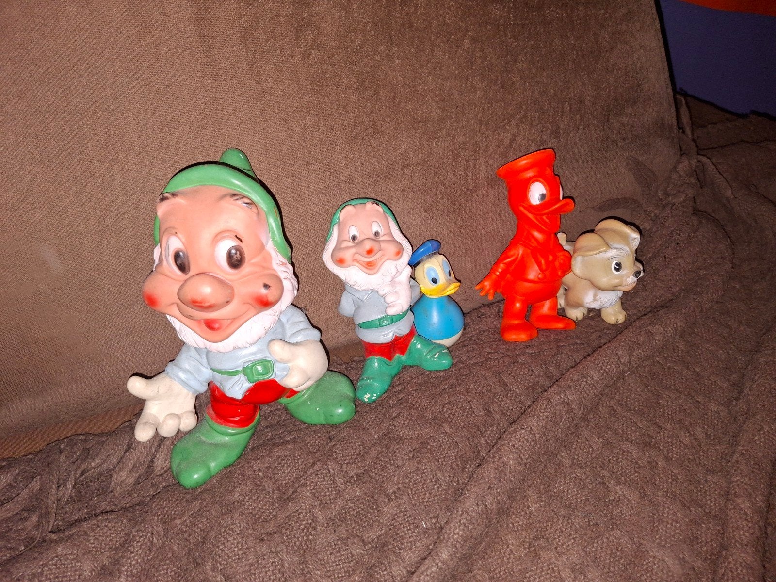 Vintage Disney pieppoppen, Ophalen of Verzenden, Beeldje of Figuurtje
