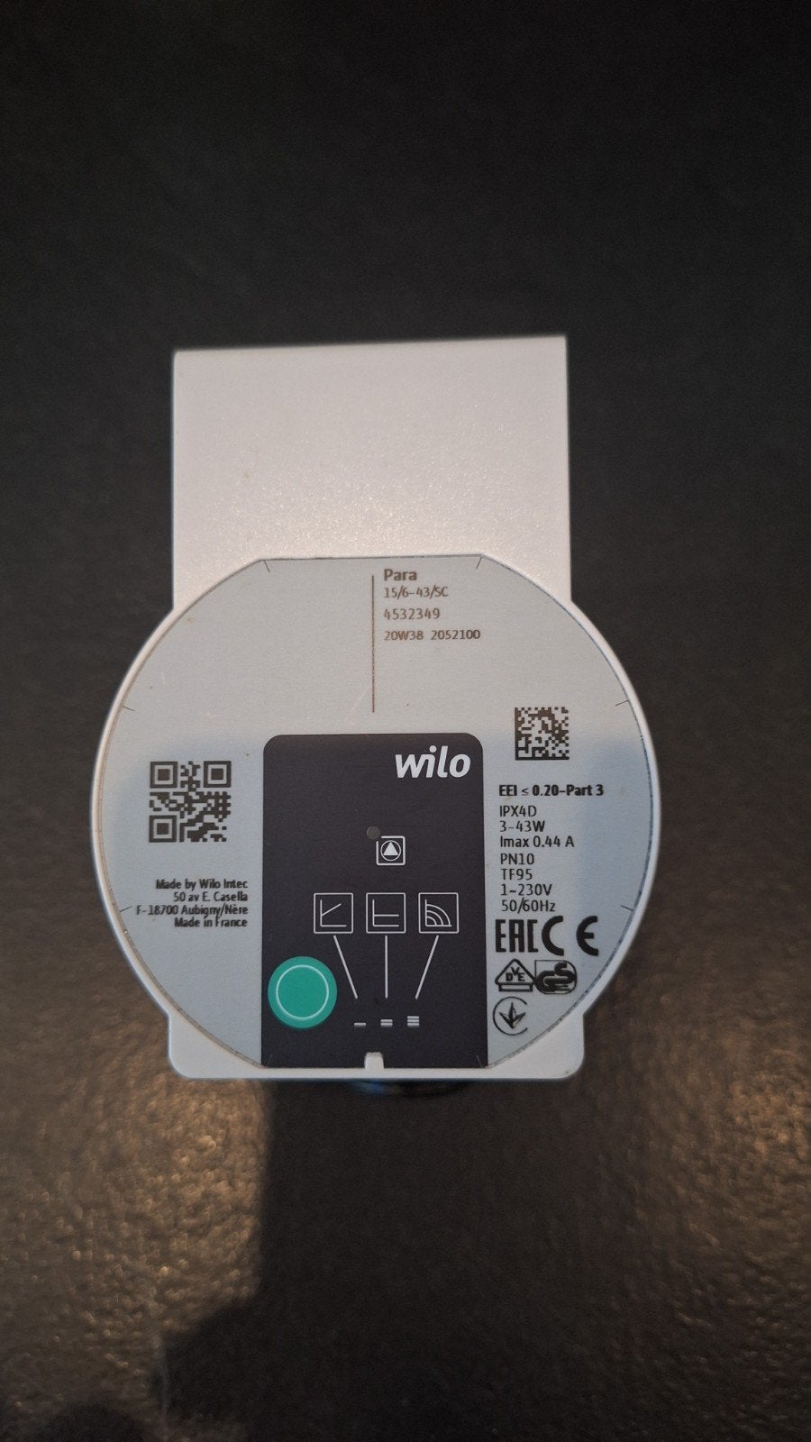 Wilo Para 15/6-43/SC circulatiepomp, Ophalen of Verzenden, Nieuw
