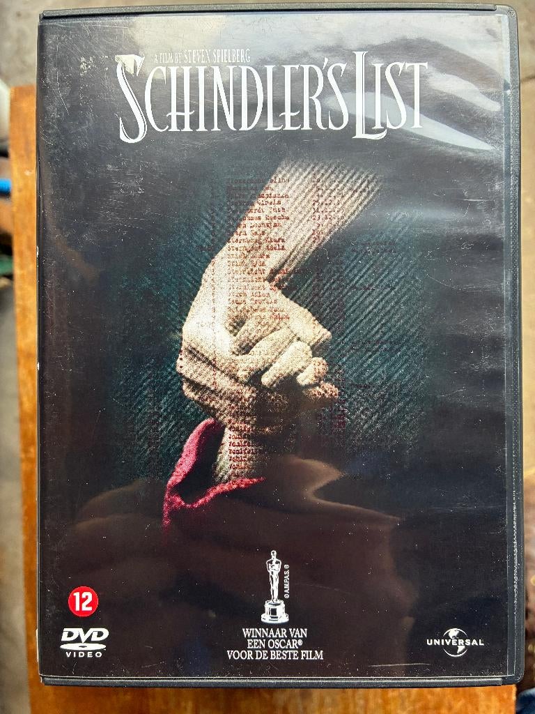 Schindler's List DVD (oorlog , drama) Spielberg, Vanaf 16 jaar, Ophalen of Verzenden, Zo goed als nieuw, Waargebeurd drama