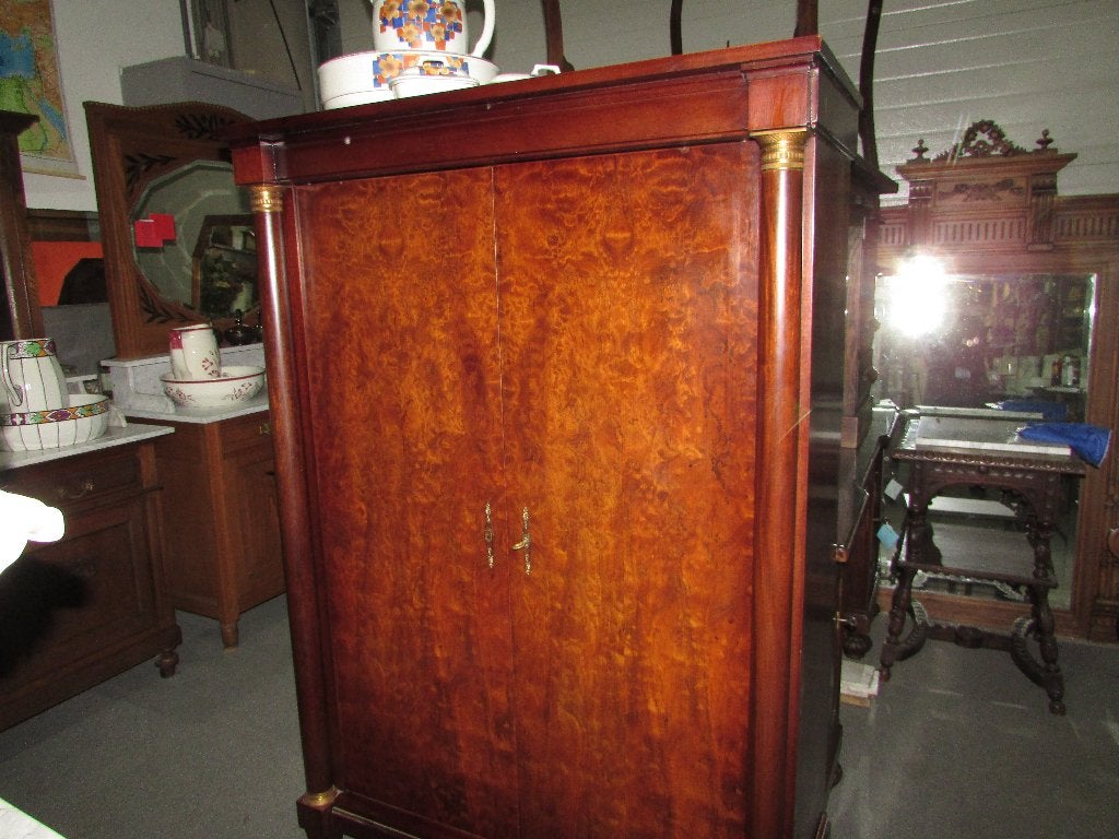 Vintage mahonie bureau bar buffet kastje jaren "60, Ophalen of Verzenden