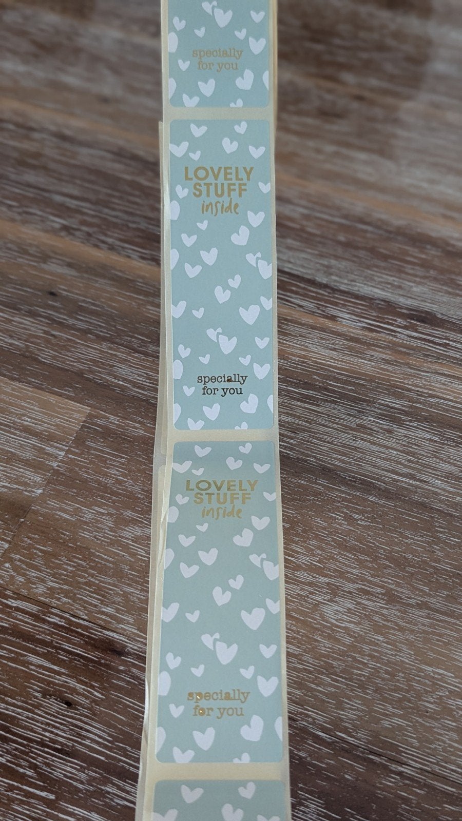 #87. sluitstickers "lovely stuff inside", Ophalen of Verzenden, Nieuw