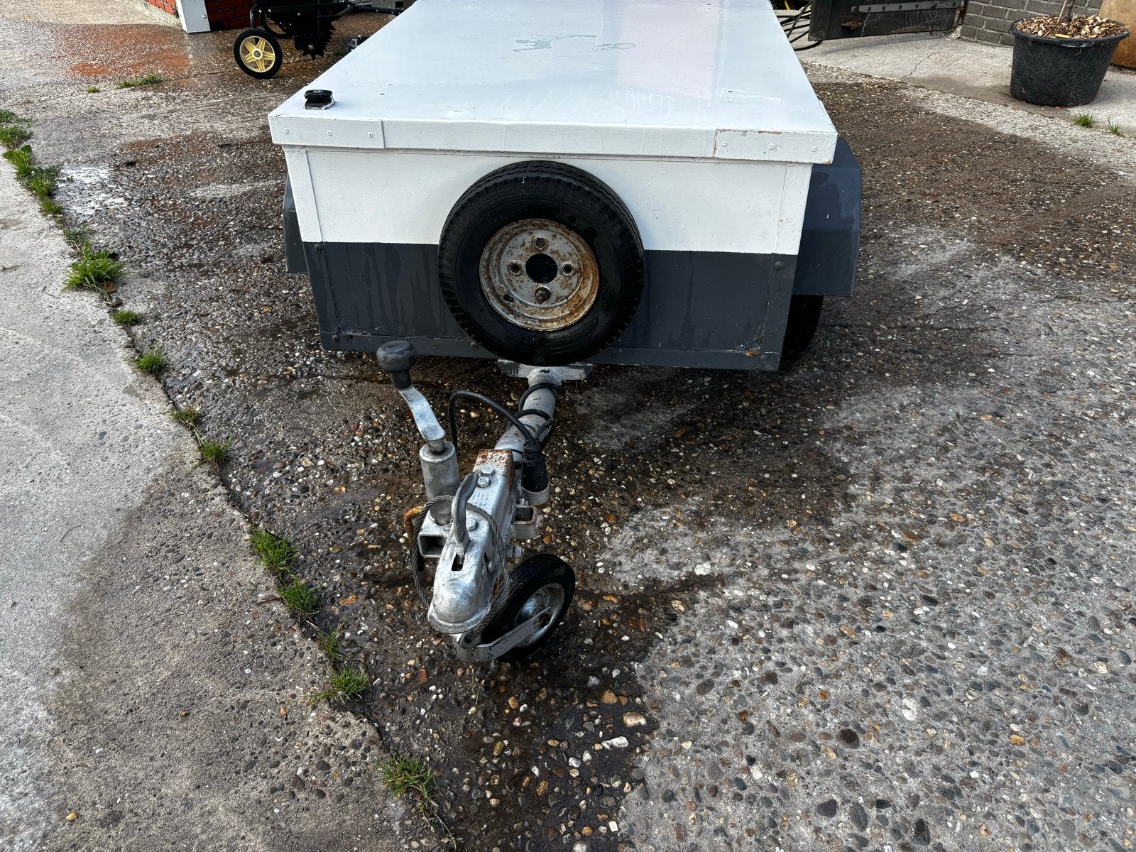 Compacte aanhanger voor auto of quad, Hobby en Vrije tijd, Ophalen, Gebruikt