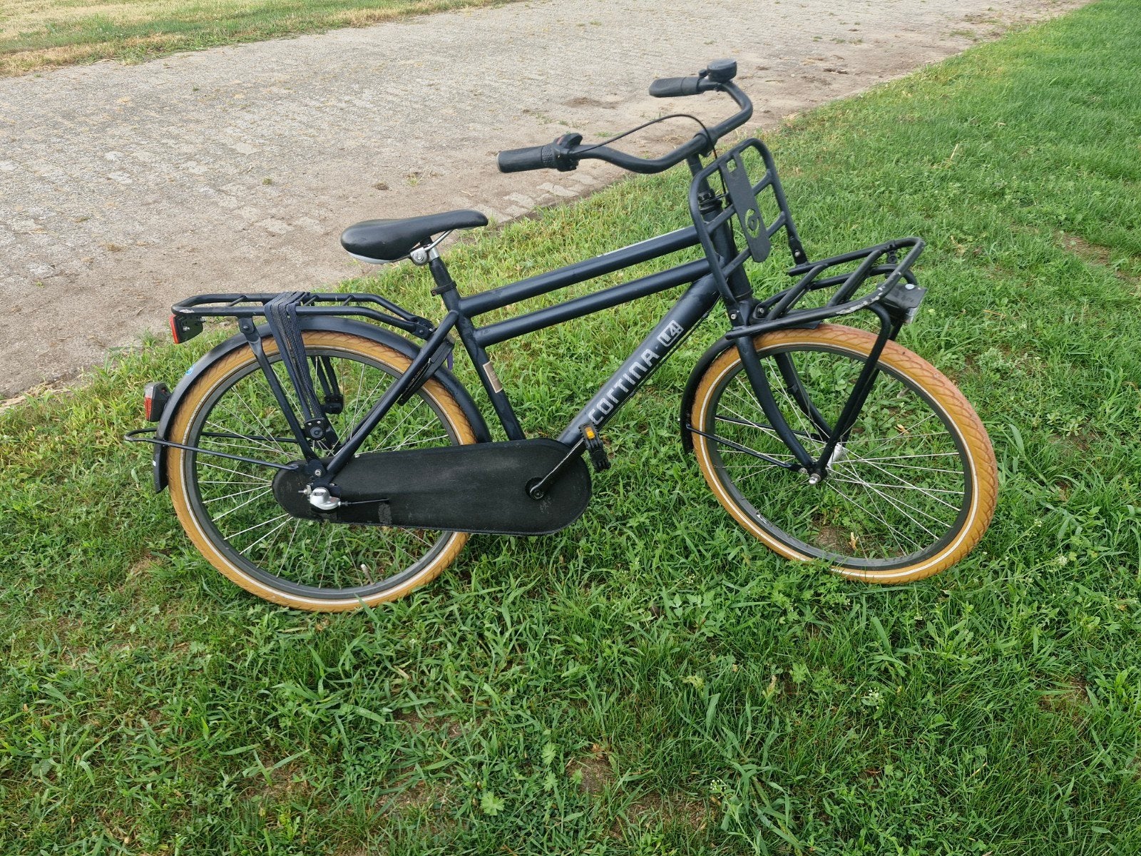 Prachtige  fiets 24 inch Cortina, Terugtraprem, 24 inch, Cortina U4 Transport, Versnellingen