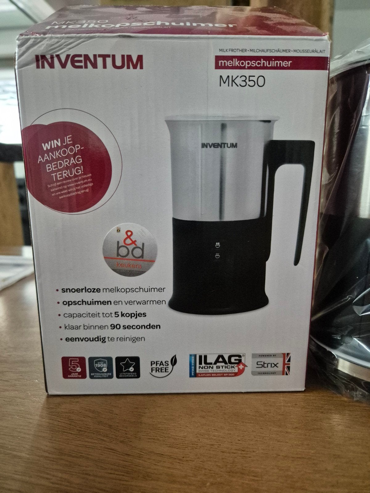 Inventum MK350 Melkopschuimer - Nieuw in doos, Ophalen