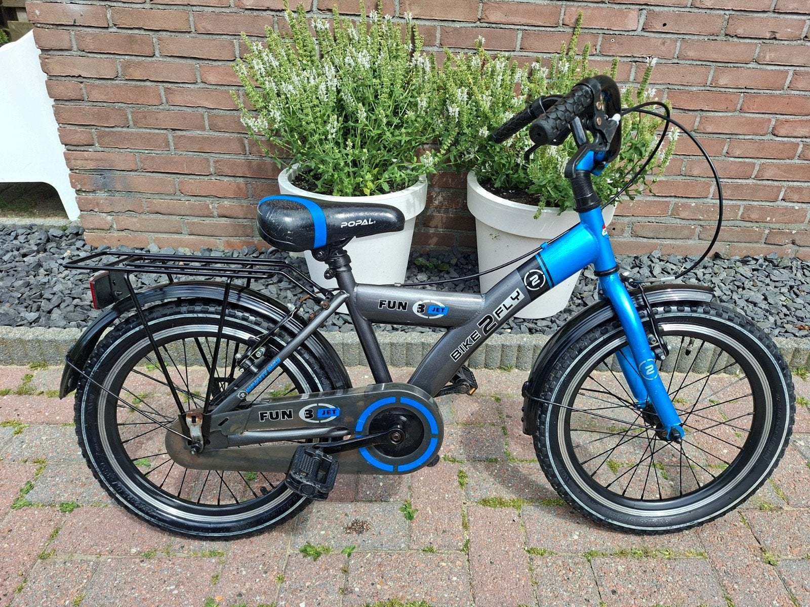 Jongensfiets Alpina funbike  18 inch voor leeftijd  5 t/m7, Fietsen en Brommers, Ophalen, Gebruikt, 18 inch, Handrem