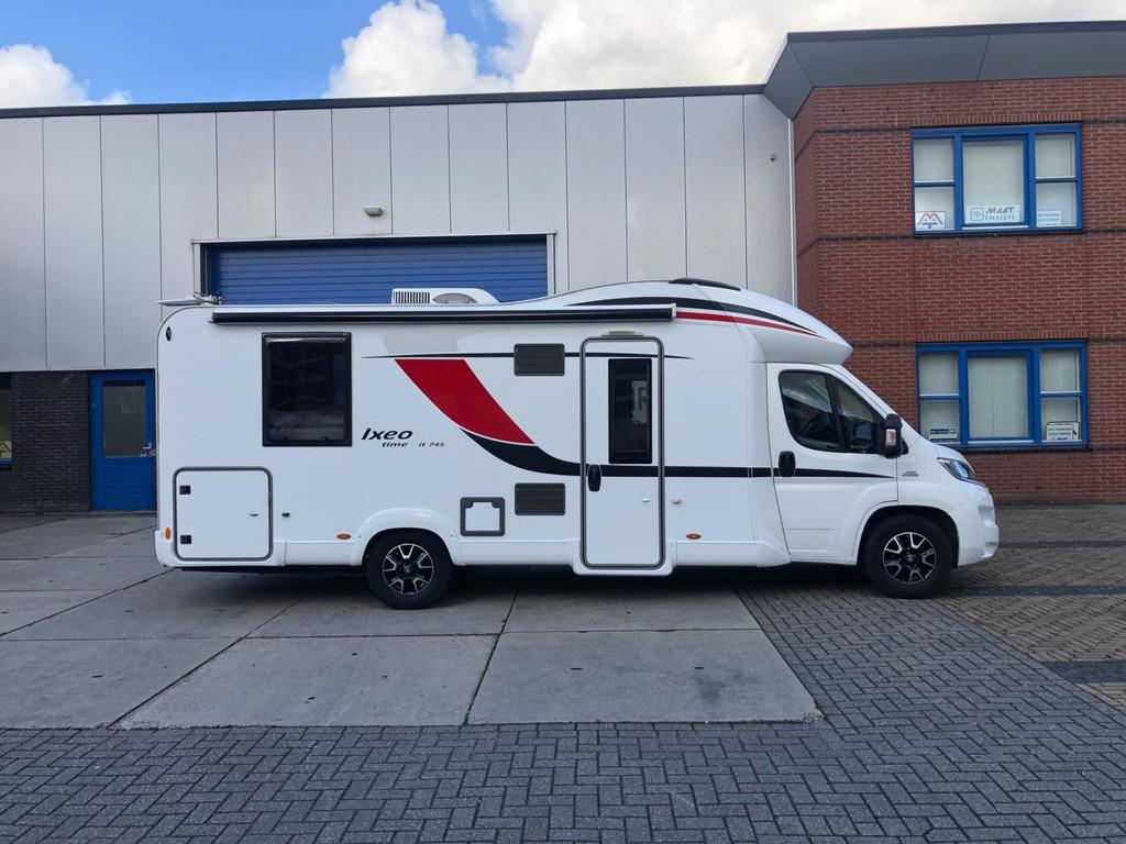 Burstner IXEO Time 745 / 2 X Airco /Queensbed/ Hefbed / Trek, Omvormer, Bedrijf, Bürstner, Half-integraal