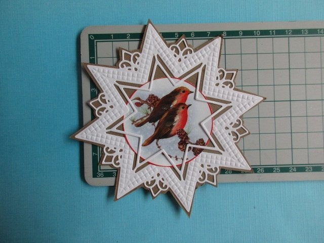 203 KERST opleg setje ster / kant en klaar geplakt, Hobby en Vrije tijd, Kaarten | Zelf maken, Verzenden, Nieuw, Kerst, Overige typen