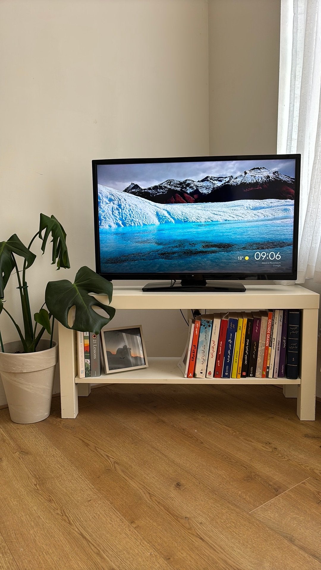 TV-tafel, Ophalen, Gebruikt, 50 tot 100 cm, Minder dan 100 cm