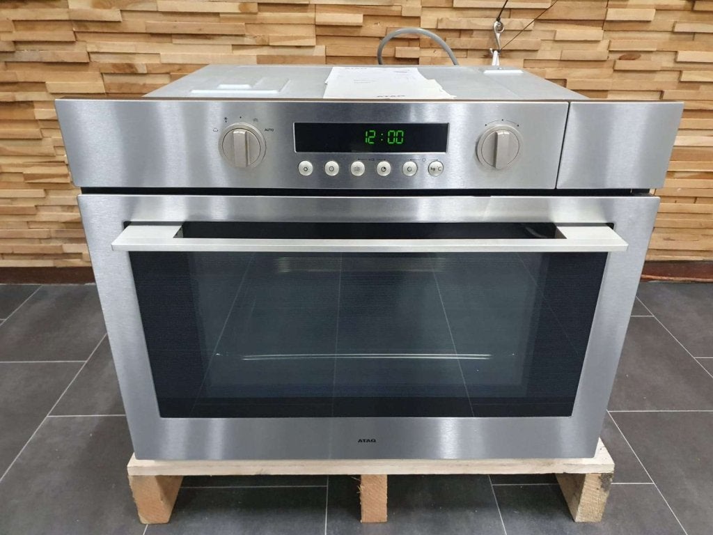 Luxe ATAG inbouwoven 60 cm RVS stoomoven, Niet ingevuld, Oven, 60 cm of meer, Niet ingevuld