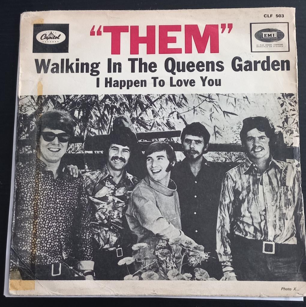 Them Walking in the queens garden FH 45 UK Freakbeat mono, Gebruikt, Originele persing, 7 inch, Single