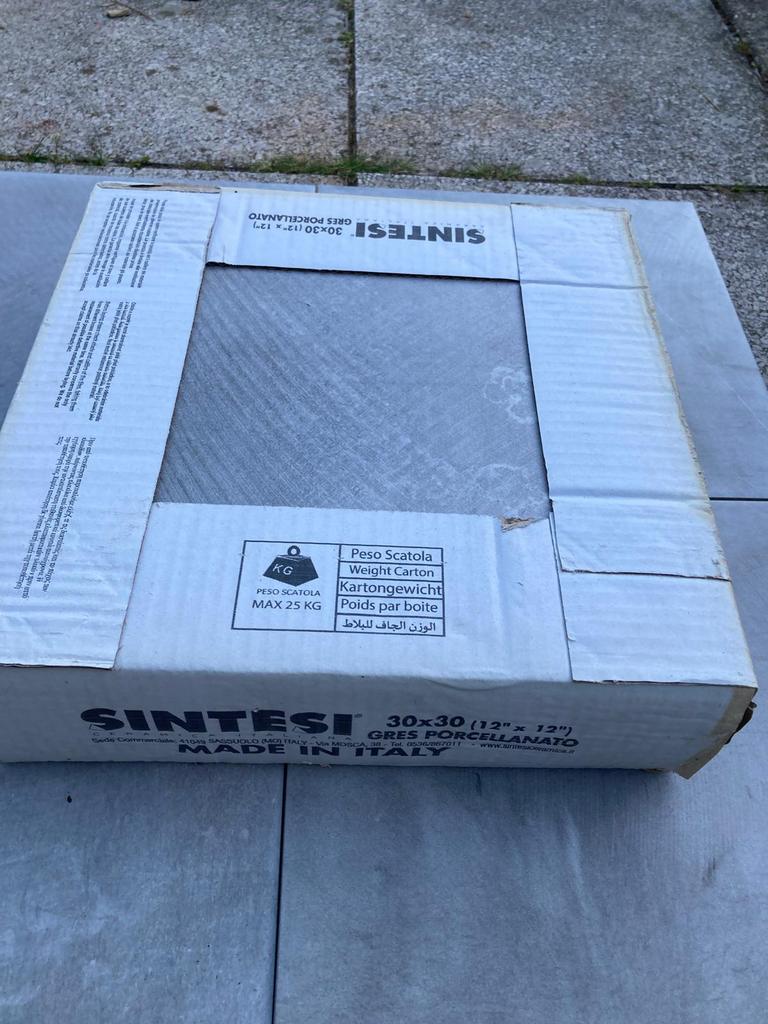 Vloertegels 30x30 cm betonlook, Ophalen, Keramiek, Zo goed als nieuw, Minder dan 5 m²